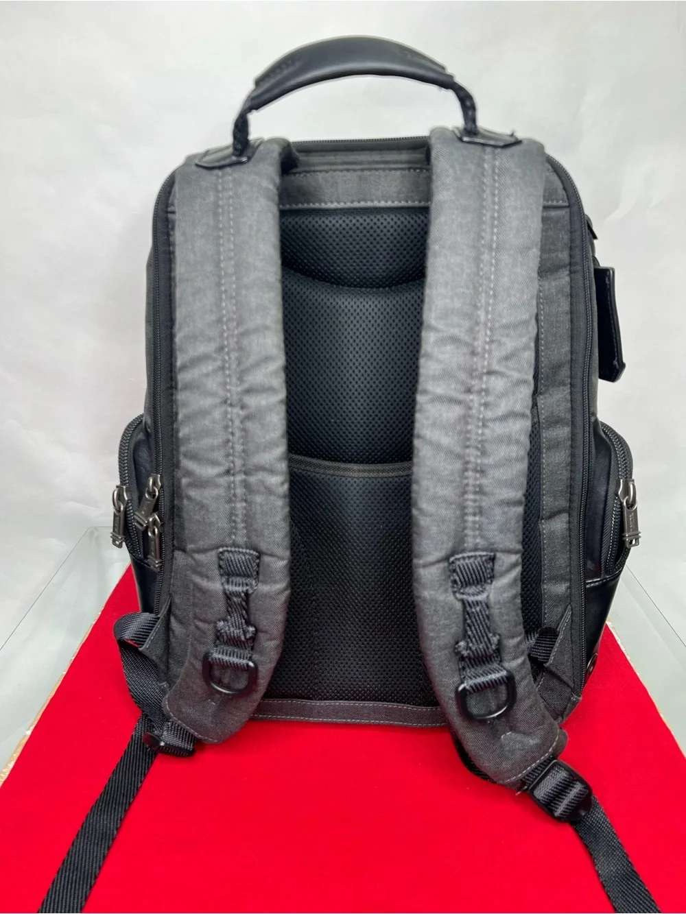 Tumi Nellis Alpha Bravo Men's Gray Travel Backpack Bookbag